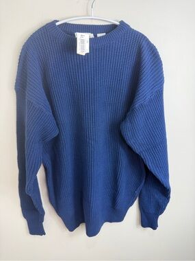 Sears The Men's Crewneck Sweater in Deep Blue